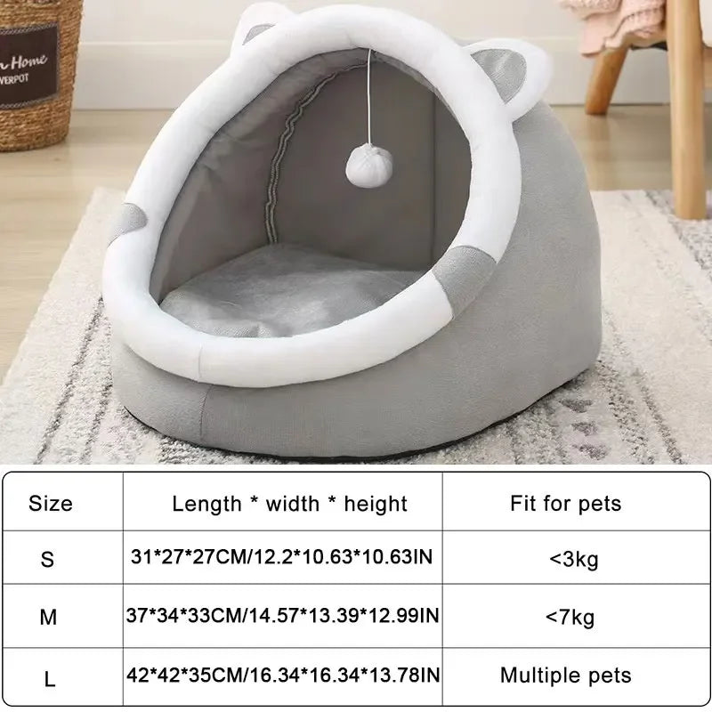 Selbstwärmende Kuschelhöhle für Katzen