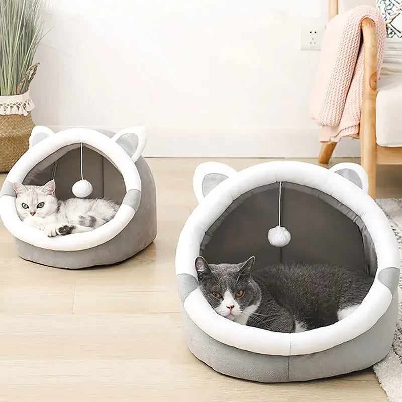 Selbstwärmende Kuschelhöhle für Katzen