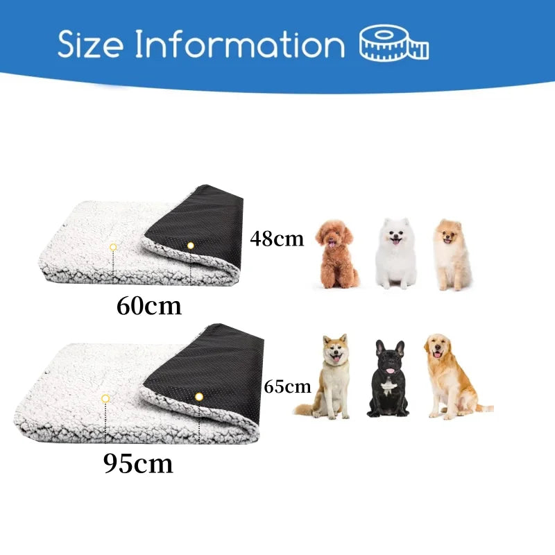 Self-warming pet pad (no cables)