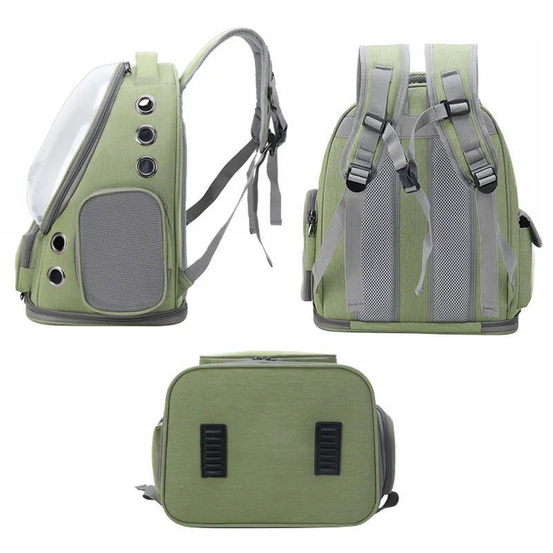 Mochila transportín con ventana transparente
