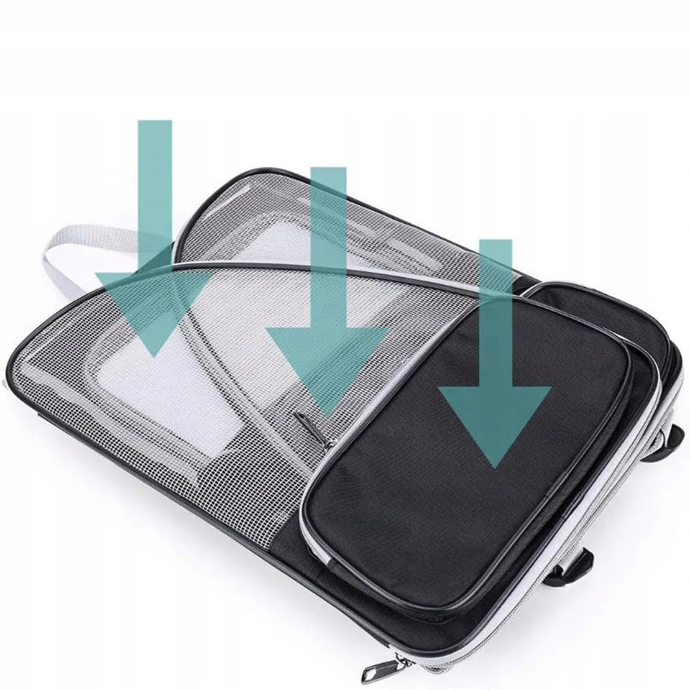Foldable front-view cat backpack