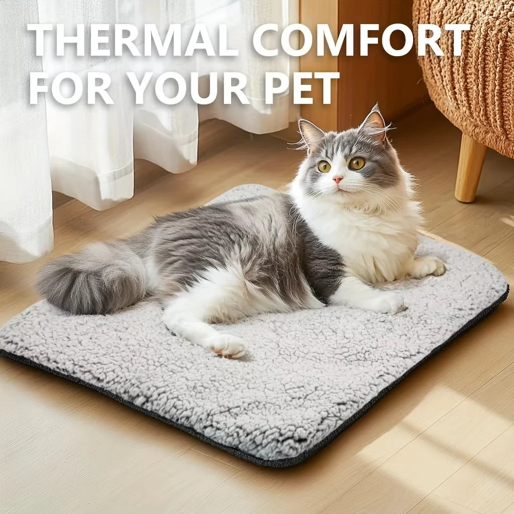 Self-warming pet pad (no cables)
