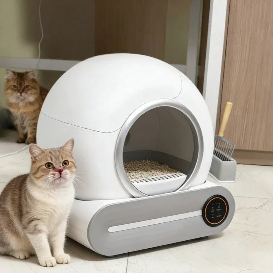 Smart self-cleaning litter box 65 L with app