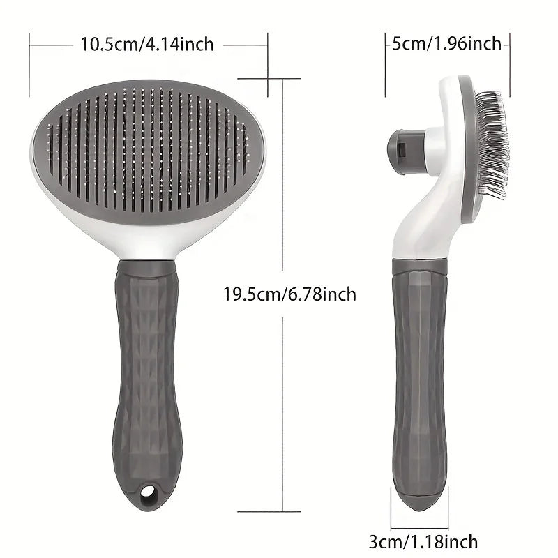 One-click deshedding brush