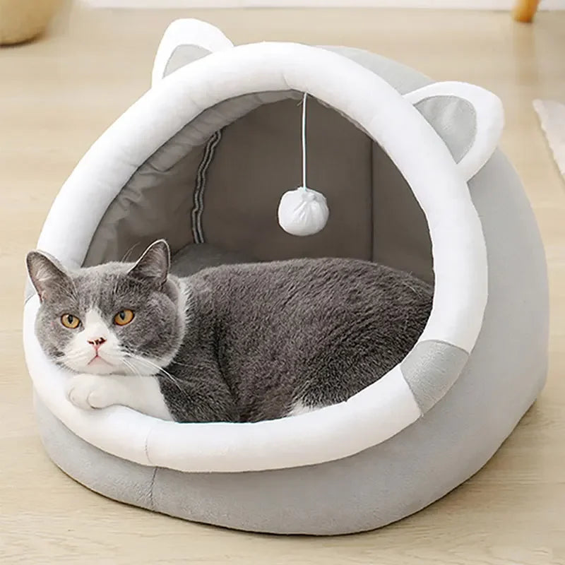 Selbstwärmende Kuschelhöhle für Katzen