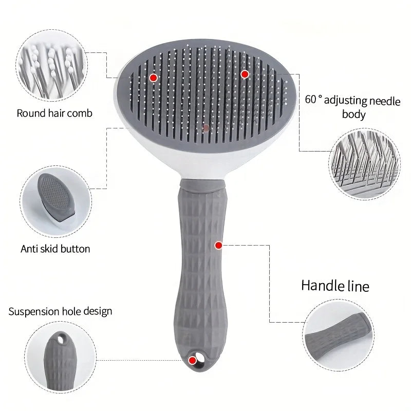 One-click deshedding brush